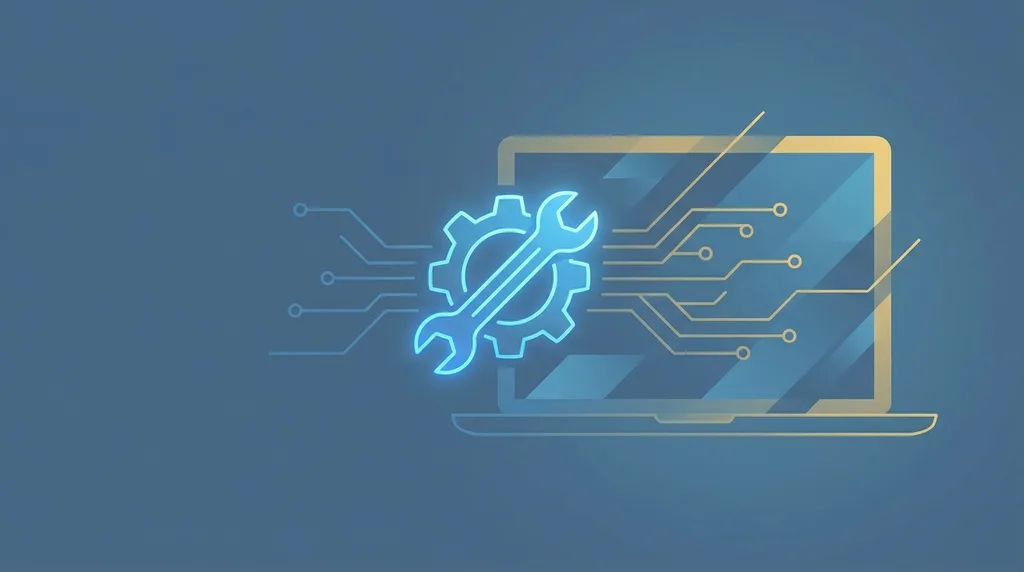 Dell SupportAssist hibaelhárítás illusztráció
