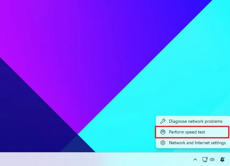 Windows 11 beépített sebességteszt