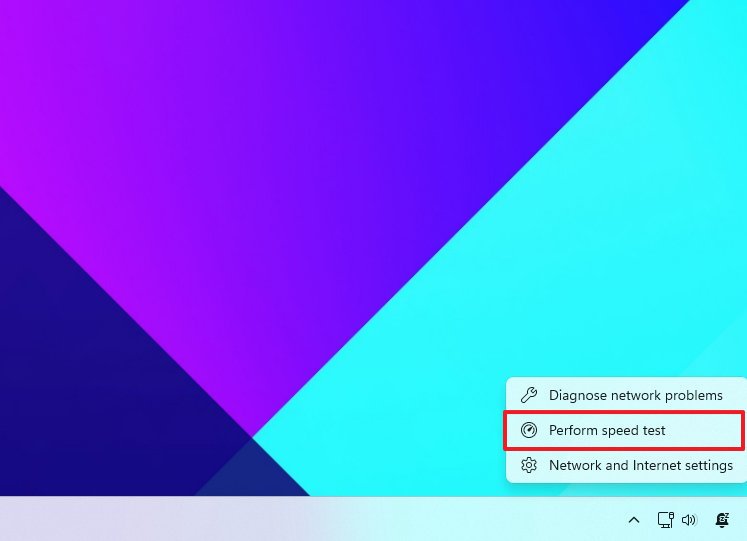 Windows 11 beépített sebességteszt