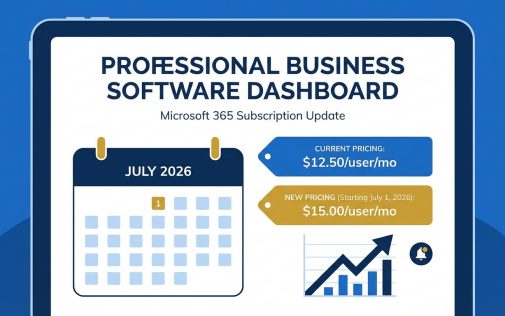 Microsoft 365 áremelés bejelentése: július 2026-tól 12,50-ről 15,00 dollárra emelkedik az havi díj.