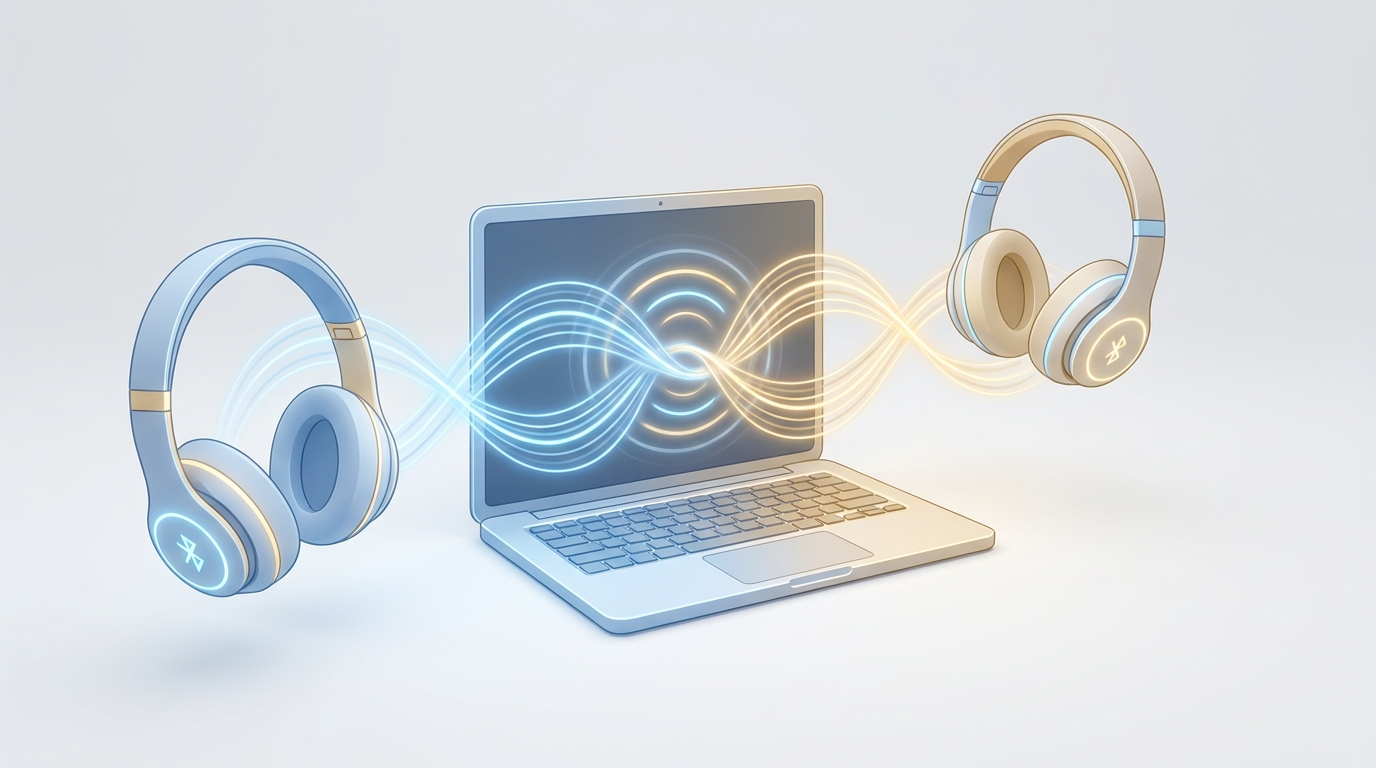 Windows 11 Shared Audio Bluetooth megosztás
