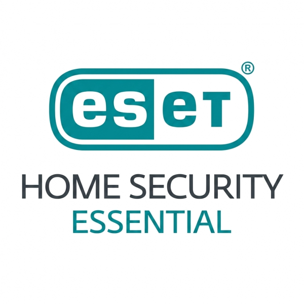 ESET Home Security Essential logó - antivírus és otthoni biztonsági szoftver