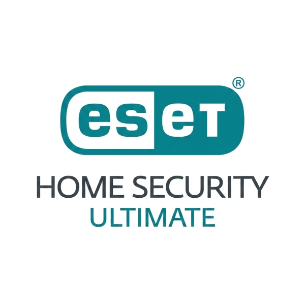 ESET Home Security Ultimate szoftver logója és termékneve