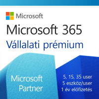 Microsoft 365 Vállalati prémium csomag - Microsoft Partner ajánlat 5-35 felhasználóhoz