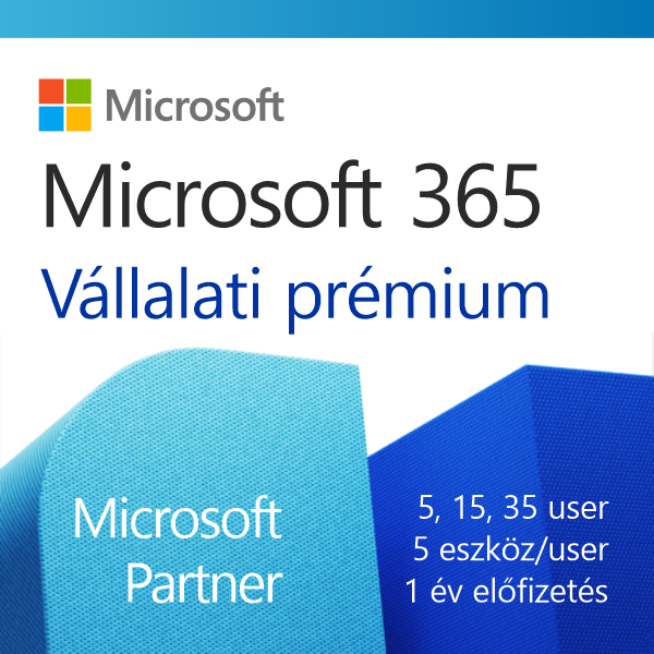 Microsoft 365 Vállalati prémium csomag - Microsoft Partner ajánlat 5-35 felhasználóhoz