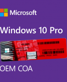 Windows 10 Pro OEM COA licenc kulcs Microsoft szoftverhez