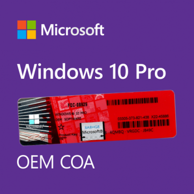 Windows 10 Pro OEM COA licenc kulcs Microsoft szoftverhez