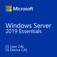 Windows Server 2019 Essentials szoftverlicenc 25 User CAL és 50 Device CAL-lal