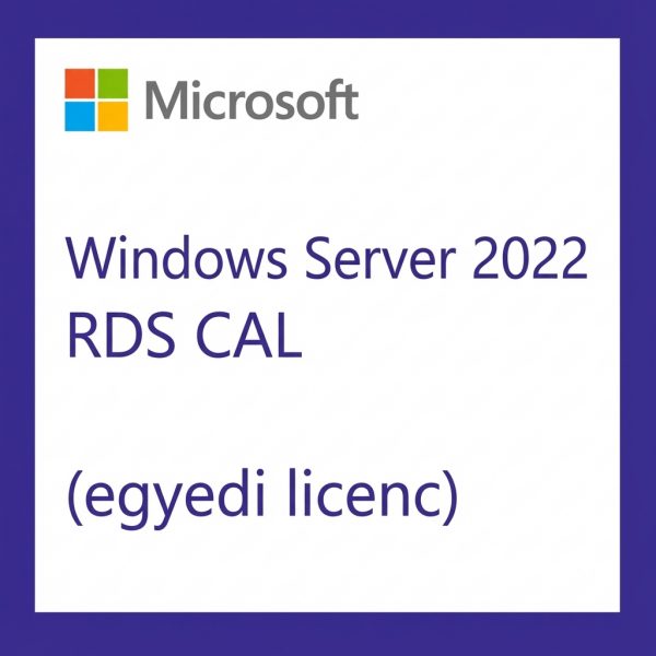 Microsoft Windows Server 2022 RDS CAL egyedi licenc terméke.